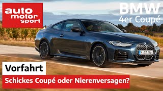 BMW 4er Coupé G22 Schickes Coupé oder Nierenversagen – Vorfahrt Review auto motor und sport [upl. by Aitra]