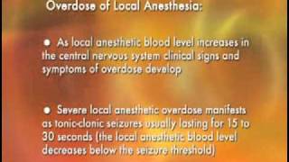 Medical Videos  Malameds Local Anesthesia  14 Complications Systemicflv [upl. by Osher]