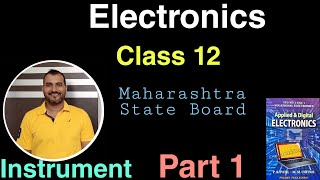 Electronics Class 12 Maharashtra Board  Instruments 01 Chapter 1  cathode Ray Tube crt  Alpha [upl. by Francklyn]