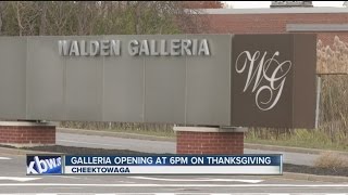 Walden Galleria to open on Thanksgiving faces backlash [upl. by East]