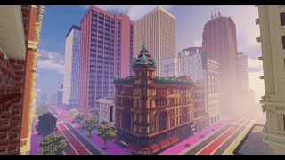 Lets Build a City in Minecraft  Part 17  Minecraft Timelapse [upl. by Nolyar]