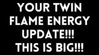 TWIN FLAME LOVE TODAY  YOUR TWIN FLAME ENERGY UPDATE THIS IS BIG [upl. by Aeuhsoj991]