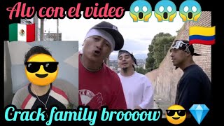 MEXICANO REACCIONA A RAP COLOMBIANO  CRACK FAMILY  DROGADICTO EN SERIE CON CARIÑITO [upl. by Ardnait]