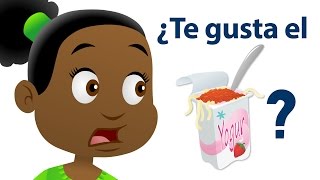 ¿Te Gusta El Yogur De Espagueti  Canciones Infantiles  Super Simple Español [upl. by Sherborne]