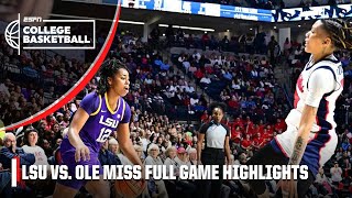 DOWN TO THE WIRE 🔥 LSU Tigers vs Ole Miss Rebels  Full Game Highlights  ESPN College Basketball [upl. by Anytsyrk53]