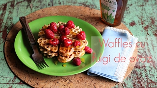 Waffles cu fulgi de ovaz  Isabela Cuisine [upl. by Able]