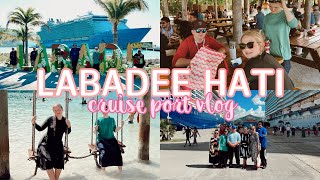 Labadee Hati📍 cruise port vlog Aboard Oasis of the Seas [upl. by Einattirb]