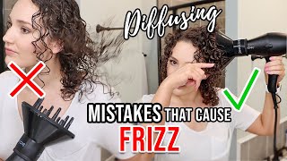 8 Diffusing Mistakes that Cause Frizz  Best Universal Diffuser [upl. by Niveg]