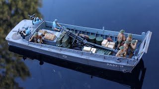 Linberg 132 scale Landing Craft  RC Conversion [upl. by Louth]