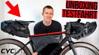 Cyclite Bikepacking Taschen Unboxing und erste Eindrücke am Gravelbike [upl. by Amaras835]