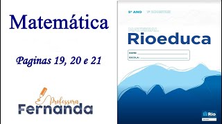 Sistema de numeração decimal  páginas 19 a 21 [upl. by Murdock]