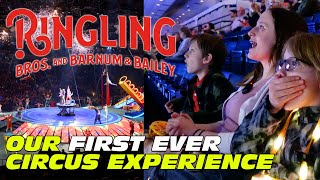 We Went to the RINGLING BROS CIRCUS with our Family for the VERY FIRST TIME Barnum and Bailey [upl. by Barbour838]