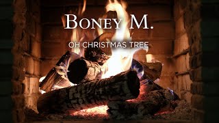 Boney M  Oh Christmas Tree Fireplace Video  Christmas Songs [upl. by Etiuqal]