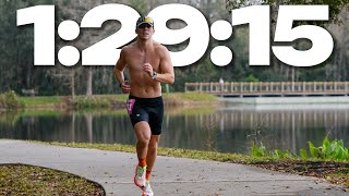 I ran a SUB 130 Half Marathon  race week breakdown [upl. by Kealey]