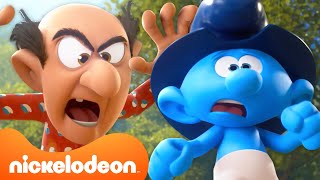 Every Time The Smurfs ESCAPED Gargamel 😈  Nicktoons [upl. by Klemperer222]