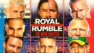 Men’s Royal Rumble Entry Predictions 2025 [upl. by Garold]