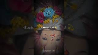 Ganpati whatsApp status🙏🏻❤laakho me ek hai tu bappamorya shorts [upl. by Hsima]