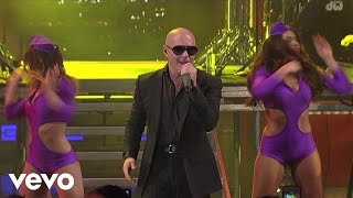 Pitbull  International Love Live On Letterman [upl. by Notsrik]