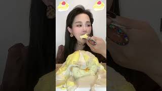 Asmr🍰Eating Custard Butter Cake🍰 Soft And Waxy Sound 크림丨먹방丨Mukbang丨Satisfying丨Eatings [upl. by Tengler]