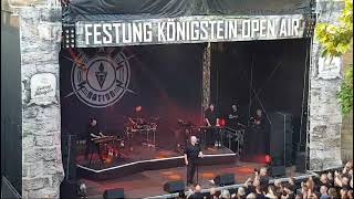 VNV NATION quotSUNFLAREquot live Festung Königstein Open Air 26072024 [upl. by Ayihsa]