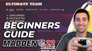 How To Full Beginners Guide to Madden Ultimate Team in Madden 22 [upl. by Clintock912]