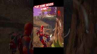 “CHAIN SAW”  spiderman fortnitehighlights 🕷️ [upl. by Nhguav]