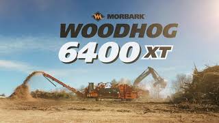 Morbark 6400XT Wood Hog Horizontal Grinder [upl. by Irakuy583]