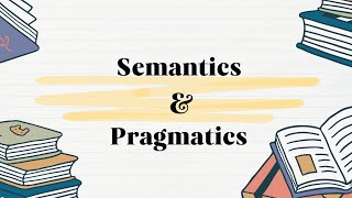 Lesson 1 What is Semantics [upl. by Okoyk]