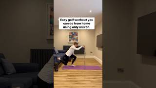 BUILD A STRONGER GOLF SWING Easy golf workout from home  NO EQUIPMENT required golfexercise [upl. by Cyb]