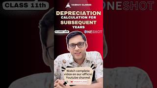 Depreciation calculation for subsequent years  Class 11th depreciation class  DK goel depreciation [upl. by Bust]