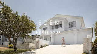 Modern Hamptons Style Informs the Aesthetic Enthusiasm for Eden House  House Tour [upl. by Niamjneb]