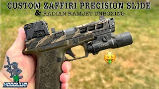 Custom Zaffiri Precision Glock Slide Initial Impressions amp Radian Ramjet Unboxing amp Install [upl. by Moynahan]