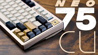 This Premium 75 Keyboard is FANCY  NEO75 CU [upl. by Ellenid944]