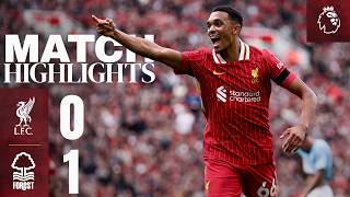 Highlights Liverpool 01 Nottingham Forest  Reds beaten at Anfield [upl. by Thorpe]