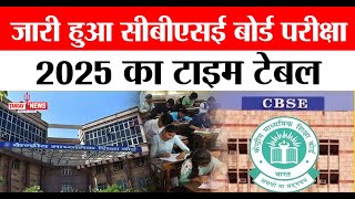 जारी हुआ सीबीएसई बोर्ड परीक्षा 2025 का टाइम टेबल [upl. by Nahtannhoj]