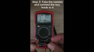 How to find the resistance of a resistor Explained shorts electronics [upl. by Bandeen]