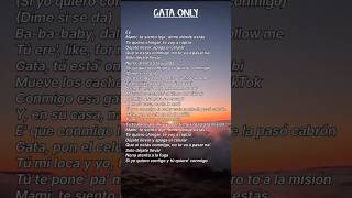 GATA Onlylyrics FloyyMenor amp Cris MJ floyymenor crismj gata crisemejota FloyyMenor [upl. by Adnauqaj]