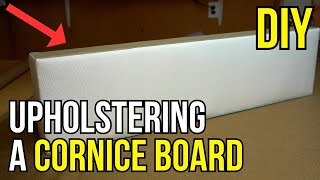 How to Build a Cornice Board for Windows  DIY Home Projects [upl. by Idelson]