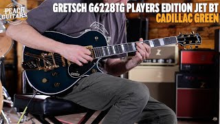 No TalkingJust Tones  Gretsch G6228TG Players Edition Jet BT  Cadillac Green [upl. by Htrap]