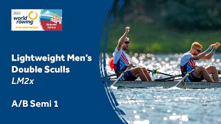 2023 World Rowing Championships  Lightweight Mens Double Sculls  Semifinal AB 1 [upl. by Noreh884]