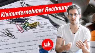 Kleinunternehmer Rechnung schreiben DARAUF musst du beim Rechnung schreiben achten inkl Vorlage [upl. by Reider]