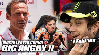 INSANE Honda Boss BIG ANGRY Marini Leaved Team Rossi SHOCK Finally Marquez Bezzecchi Pramac 2025 [upl. by Cynthla]