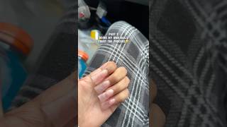 Part 2  Doing My Own Acrylic Nails morovanofficial nails acrylicnails Trust the process 😂 [upl. by Marybelle]