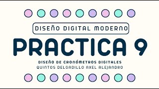 Práctica 9 Diseño de cronómetros digitales [upl. by Bihas]