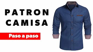 Patron de Camisa para Caballero DIY [upl. by Blum798]