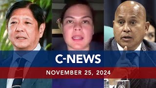 UNTV CNEWS  November 25 2024 [upl. by Nylzzaj]