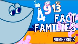 Fact Families Song  Addition amp Subtraction with Number Bonds  How to Add amp Subtract 9413 amp 538 [upl. by Lattimer]