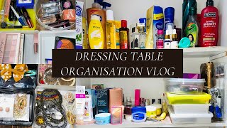 Dressing Table Organisation  DIY No Cost Makeup and Jewellery Organisation [upl. by Arvell230]