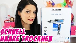 Schnell Haare Trocken  Review Babyliss Pro Digital 2200W  Verlosung [upl. by Isabella30]