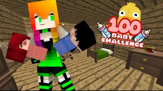 100 BABY CHALLENGE  20  MINECRAFT 100K 4 [upl. by Socha795]